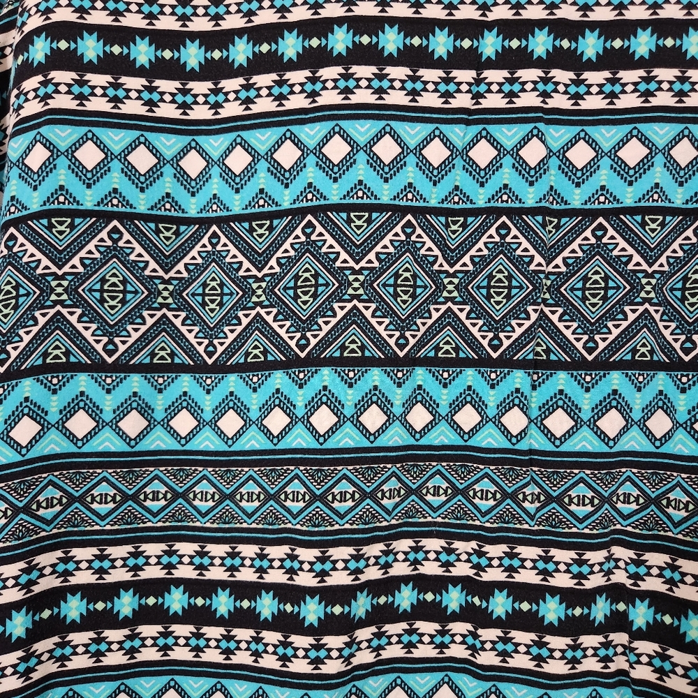 Avenue Blue & Black Boho Kimono - Picture 4 of 7